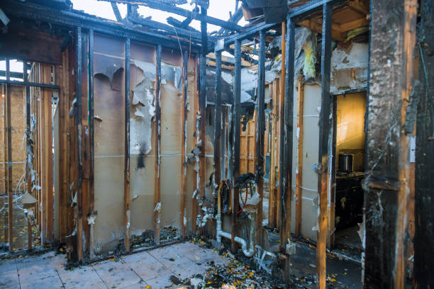 Professional Emergency Fire Cleanup technician working in Jefferson, MD